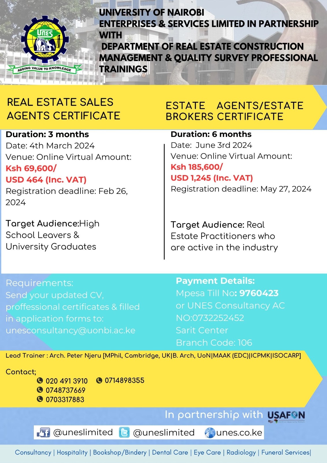 Real Estate Sales Agents Certificate Course